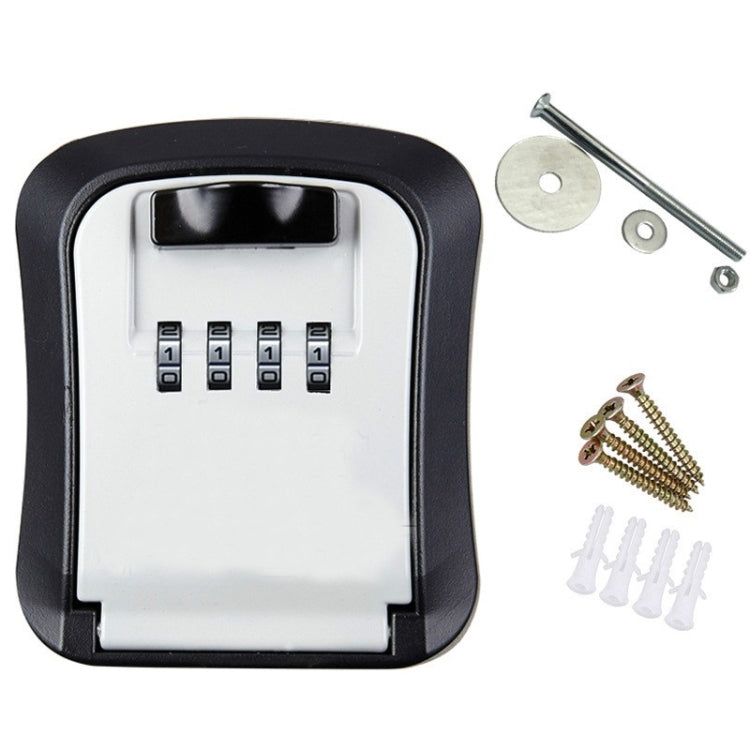 Wall-Mounted Key Code Box Construction Site Home Decoration Four-Digit Code Lock Key Box Wall-Mounted Key Code Box Construction Site Home Decoration Four-Digit Code Lock Key Box